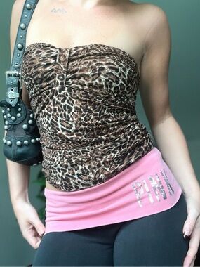 2014 Vintage Victoria's Secret PINK | Fold-over Sequin Leggings